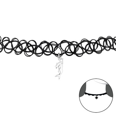 Mermaid Sterling Silver Choker