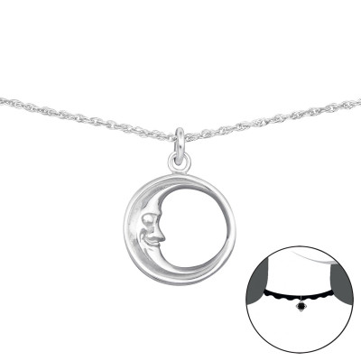 Silver Moon Choker