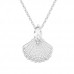 Silver Marquise Necklace with Cubic Zirconia