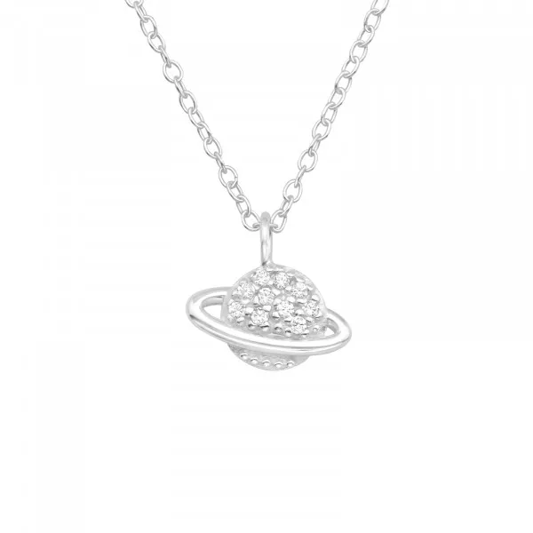 ◇TATIANA◇ (Silver 925) Planet drop necklace NZ2110 MUSINSA | TATIANA (Silver 925) Planet drop necklace NZ2110