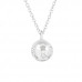 Silver Star Necklace with Cubic Zirconia