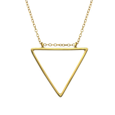 Silver Triangle Necklace