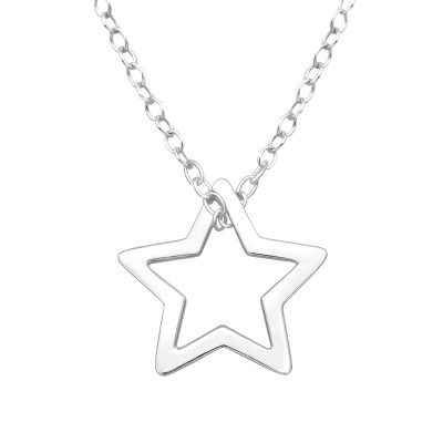 Silver Star Necklace