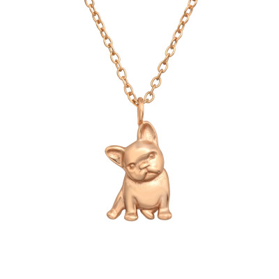 Silver Dog Necklace