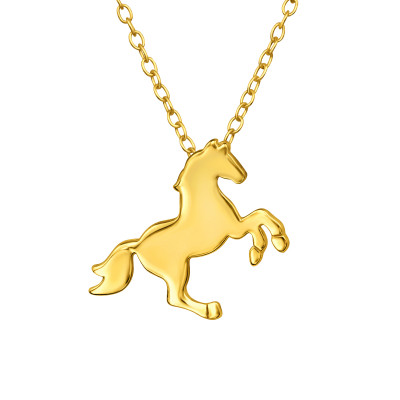 Horse Sterling Silver Necklace