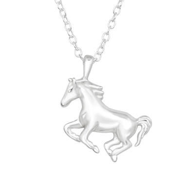 Horse Sterling Silver Necklace
