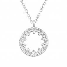Circle Sterling Silver Necklace