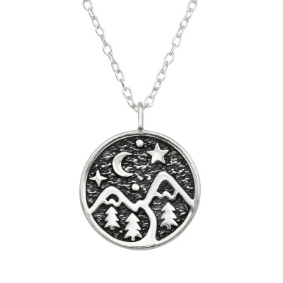 Silver Mountain Necklace