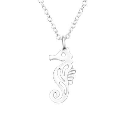 Silver Seahorse Necklace