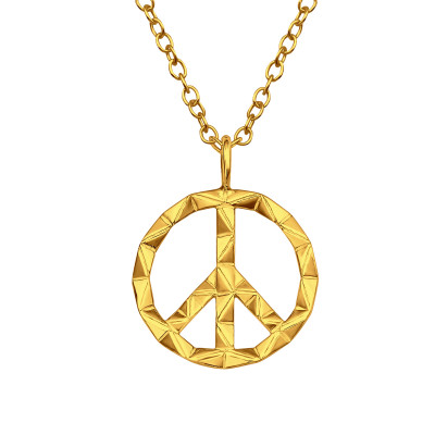 Silver Peace Necklace