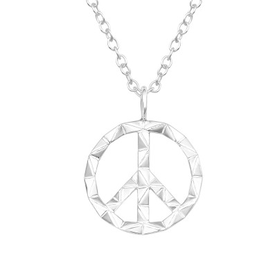 Silver Peace Necklace