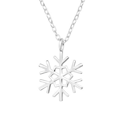 Snowflake Sterling Silver Necklace