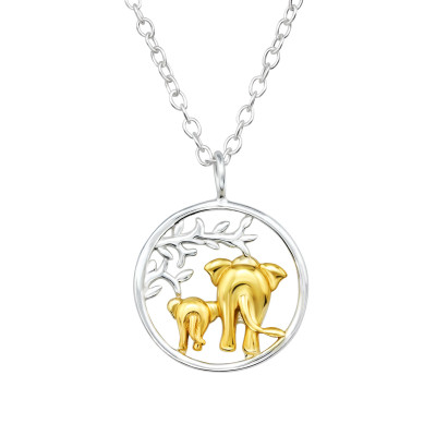 Elephant Sterling Silver Necklace