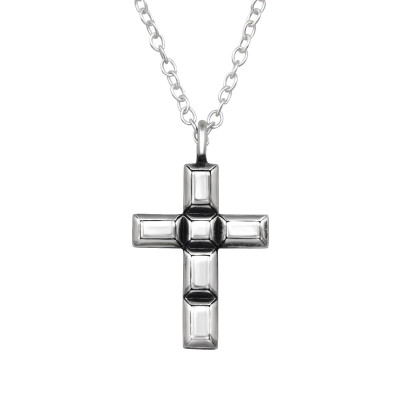 Cross Sterling Silver Necklace