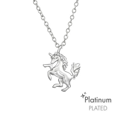 Silver Unicorn Necklace