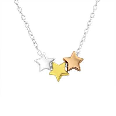 Stars Sterling Silver Necklace