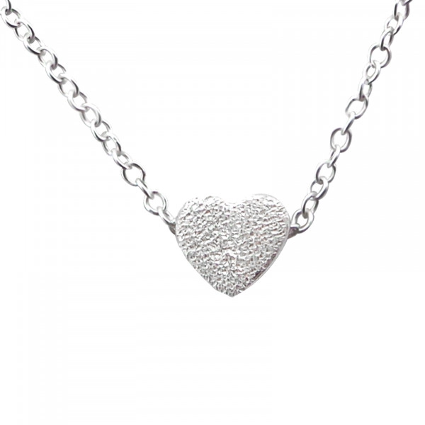 ■ENGBROX■ silver925petit heart necklace EBNL19030 925 Sterling Silver Infinity Heart Pendant Necklace @ $110