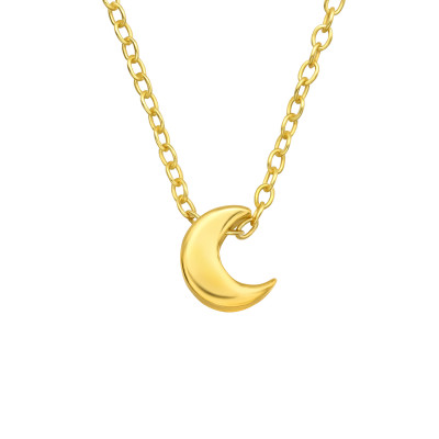 Silver Moon Necklace