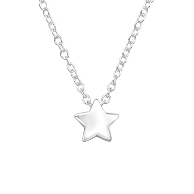 Silver Star Necklace