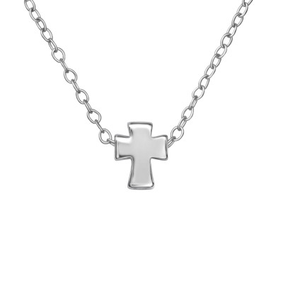 Silver Cross Necklace