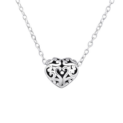 Silver Heart Necklace