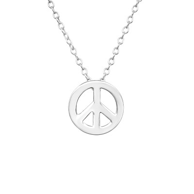 Silver Peace Necklace