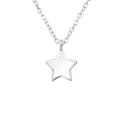 Silver Star Necklace