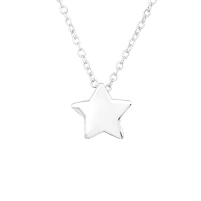 Silver Star Necklace