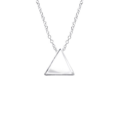 Silver Triangle Necklace