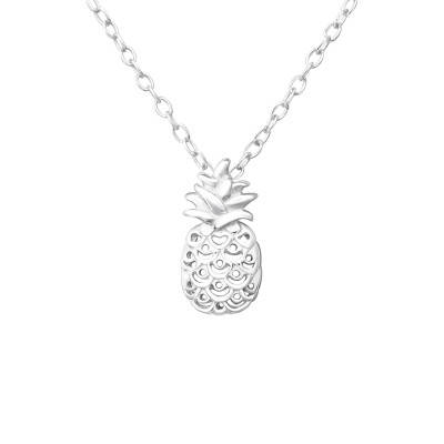 Silver Pineapple Necklace