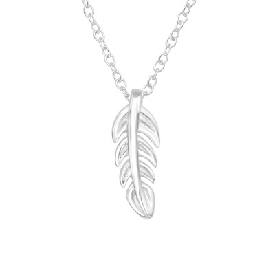 Silver Leaf Necklace