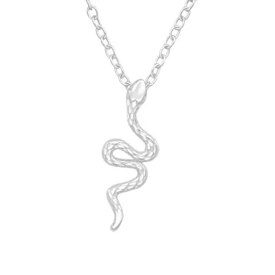 Silver Snake Necklace