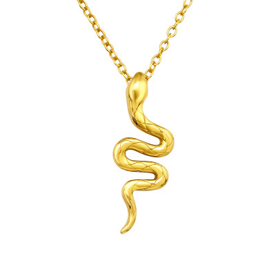 Silver Snake Necklace