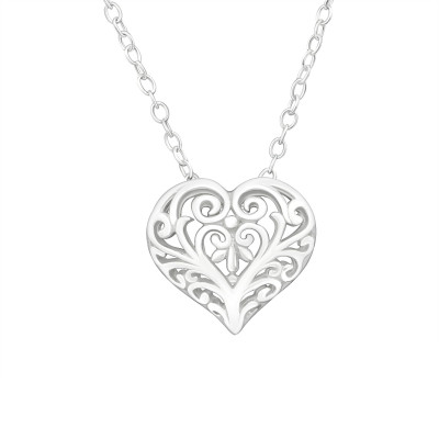 Silver Heart Necklace