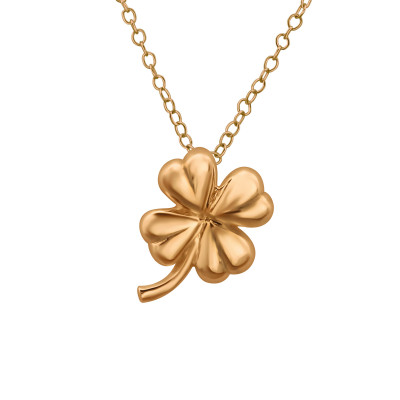 Silver Lucky Clover Necklace