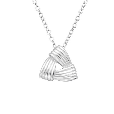 Silver Triangle Necklace