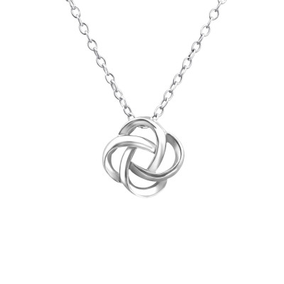 Silver Knot Necklace