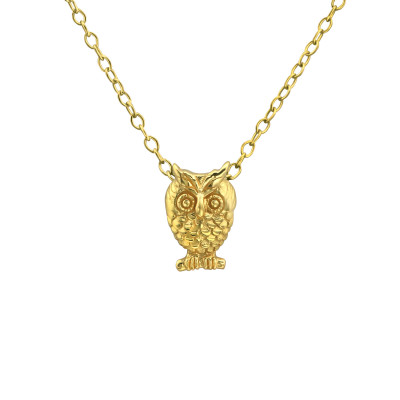 Silver Owl Necklace