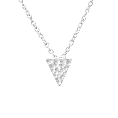 Silver Triangle Necklace