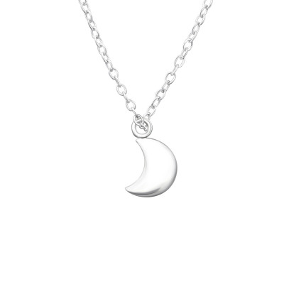 Silver Moon Necklace