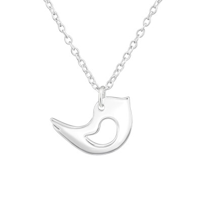 Silver Bird Necklace