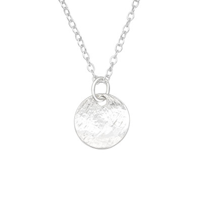 Silver Round Necklace