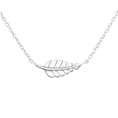 Silver Leaf Necklace