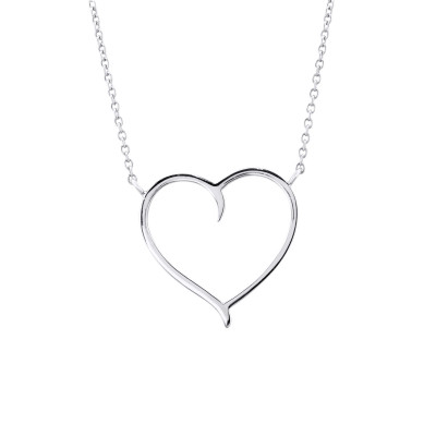 Heart Sterling Silver Necklace