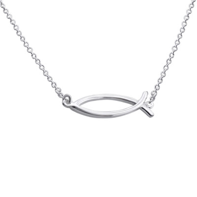 Fish Sterling Silver Necklace