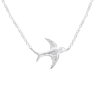 Silver Bird Necklace