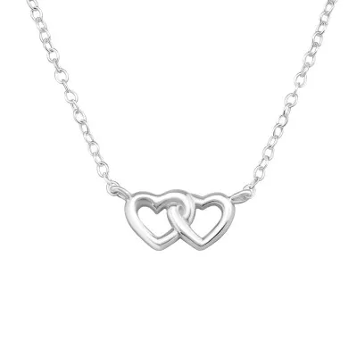 ■ENGBROX■ silver925 iconic heart necklace EBNL23078 Sterling Silver Large Voluptuous Heart Necklace - Annika