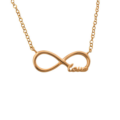 Infinity Love Sterling Silver Necklace