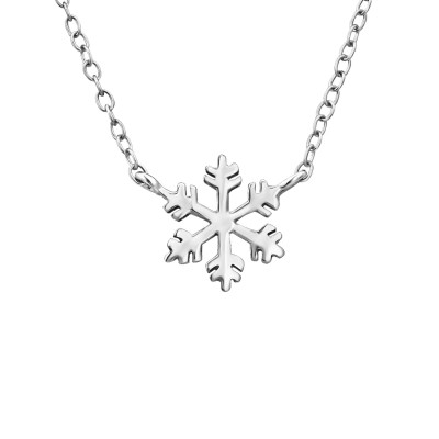 Snowflake Sterling Silver Necklace