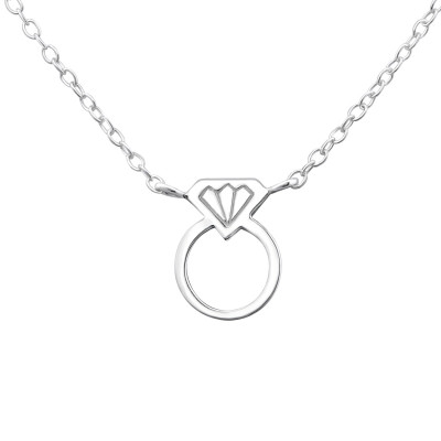 Silver Ring Necklace